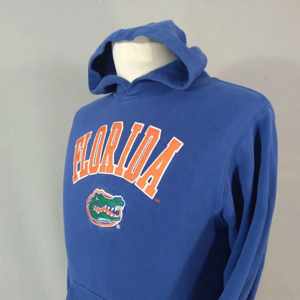 Adidas Florida Gators hoodie sweatshirt sweater youth medium blue embroidered